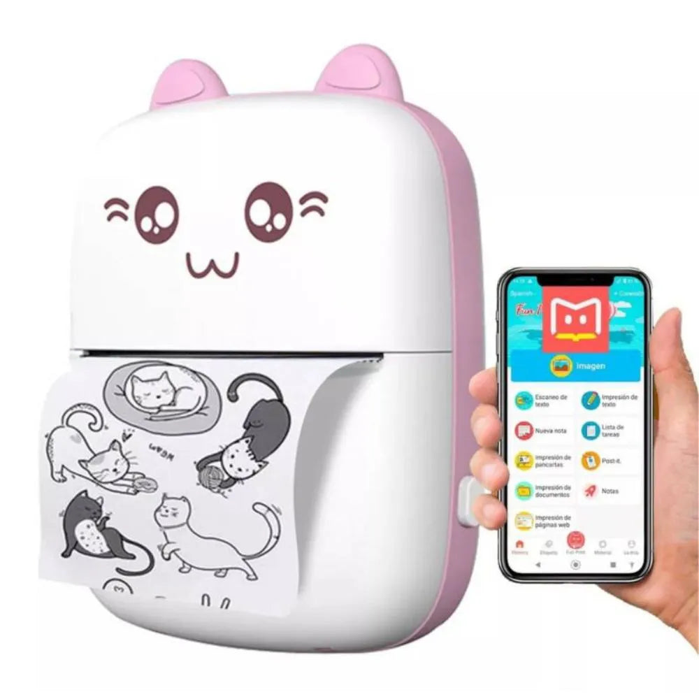 Mini impresora portatil rosada (50 UND X Caja)