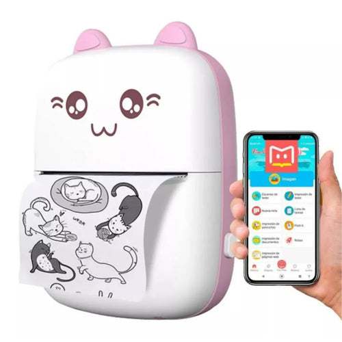 Mini impresora portatil rosada (50 UND X Caja)