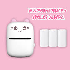 Mini impresora portatil rosada (50 UND X Caja)